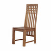 Miles Dining Chair with Tall Back in Brownstone