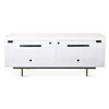 Taara 72" Sideboard with Horn and Wood Inlay on Metal Base