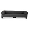 Maison Georgia 94" Sofa in Black Boucle