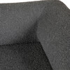 Maison Georgia 94" Sofa in Black Boucle