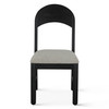 Bilboa 18" Upholstered Dining Chair in Black