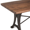 Organic Forge 72" Gathering Table in Raw Walnut