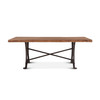 Organic Forge 106" Dining Table in Raw Walnut