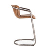 Portofino 22" Bar Chair in Berham Chestnut Leather