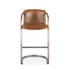 Portofino 22" Bar Chair in Berham Chestnut Leather