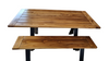 Artemis 65" Small Patio Dining Table in Natural Teak