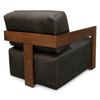 Harper Accent Chair in Charme Black Leather