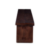 Barnwood Slabs 80" Reclaimed Wood Bench in Jacobean Brown