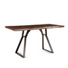 London Loft 68" Gathering Table in Walnut Acacia Wood
