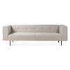 Maison Oscar 94" Tufted Sofa in Cream Boucle