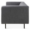 Maison Oscar 94" Tufted Sofa in Dark Grey Boucle