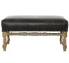 Bruxelles Leather Ottoman Bench