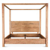 Sedona Canopy Queen Bed in Brushed Acacia