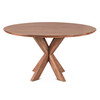 Tallinn 54" Round Dining Table in Weathered Acacia