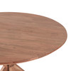 Tallinn 54" Round Dining Table in Weathered Acacia