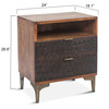 Santa Cruz 26" Nightstand in Two Tone - New