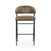 Umbria Brown Leather Bar Stool 30"