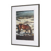 Equine Echoes I by Mercana Studio Hand Embelished Textured Framed Artwork Matted under Glass