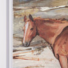Equine Echoes II by Mercana Studio Hand Embelished Textured Framed Artwork Matted under Glass
