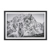 Majestic Mane - Snowscape by Matt Roseveare Framed Art Print Matted under Glass