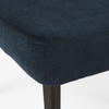 Niles 23.5L x 24W x 32H Navy Fabric Seat W/ Dark Brown Wooden Legs Wingback Dining Chair (Andes 600)