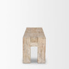McArthur 64" Whitewash Reclaimed Wood Bench