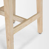 Colony Light Brown Solid Wood Counter Stool