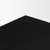 Grier Matte Black Stained Wood w/ Black Cane Accent Cabinet