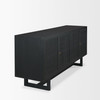 Grier 72" Black Wood W/ Black Cane Sideboard