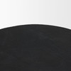 Cove Dark Brown Sculptural Open Side Table