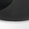 Cove Dark Brown Sculptural Open Side Table
