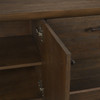 Belford 94" Dark Brown Oak Wood Media Console