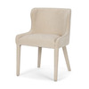 Nolan Slope Cream Chenille Dining Chair