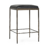 Bose Onyx Black Leather Counter Stool