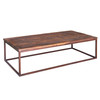 Iron and Wood Coffee Table 65"
