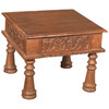 Handcarved Coffee Table 23"