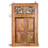 Antique Javanese Window with Frame 38"