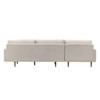 Antonio Chaise Sectional 116"