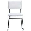 Sabina Dining Chair White Set of 2 19"