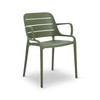 Jasper Outdoor Stacking Armchair (Set of 4) - Army Green