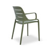 Jasper Outdoor Stacking Armchair (Set of 4) - Army Green