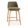 Tonia Counter Stool - Texan Burnish Guardian Seat - Domasco Frame