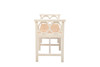 Cream Circles Bench - 54.25'
