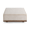 Ellerie Square Ottoman - Latte