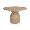 Portola Beige Outdoor Round Dining Table 47"
