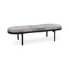 Evelyn Sparrow Gray Accent Bench