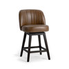 Della Camel Swivel Counter Stool