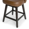 Della Camel Swivel Counter Stool