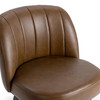 Della Camel Swivel Counter Stool
