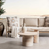 Sana Beige Outdoor Round Coffee Table